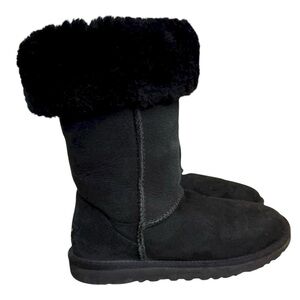 UGG Black Tall Boots Size 5